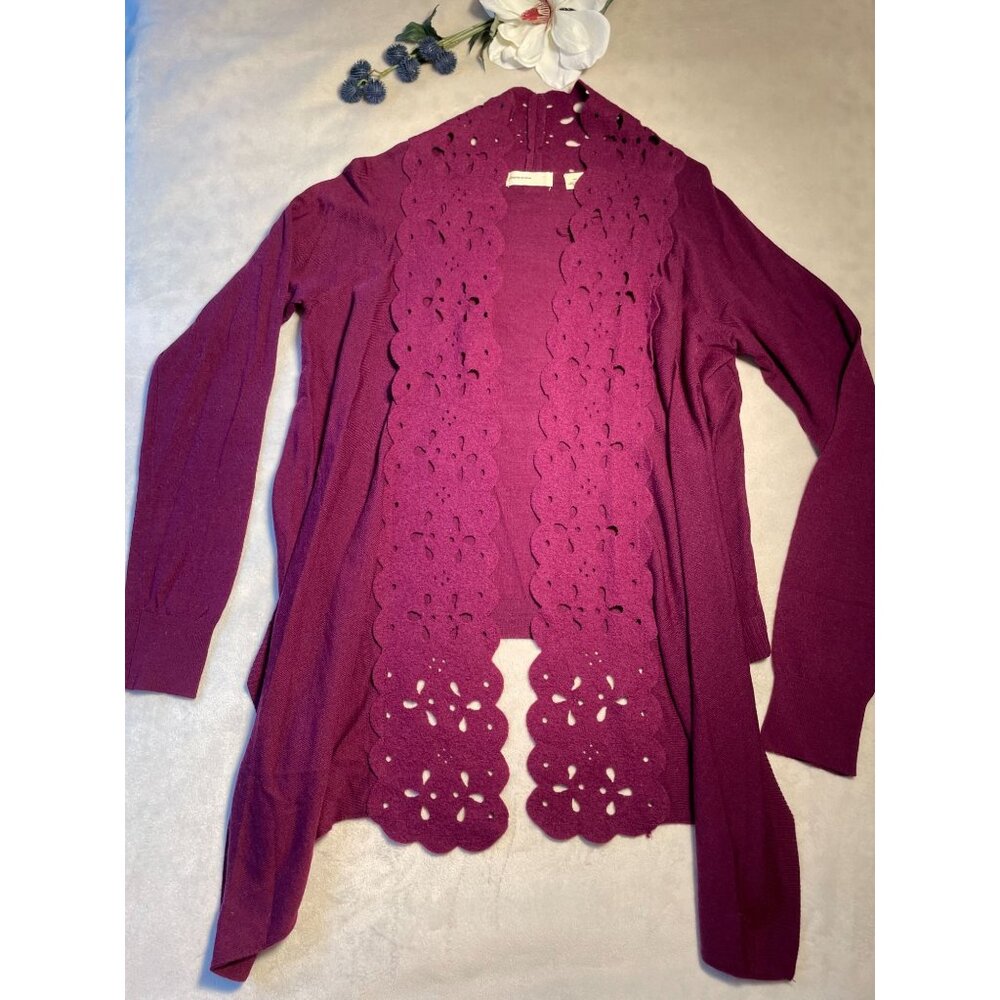 Anthropologie Sleeping On Snow Womens Cardigan M Cottagecore Fairycore
